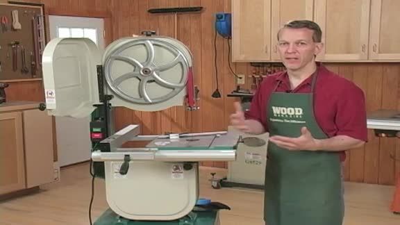Tensioning a Bandsaw Blade