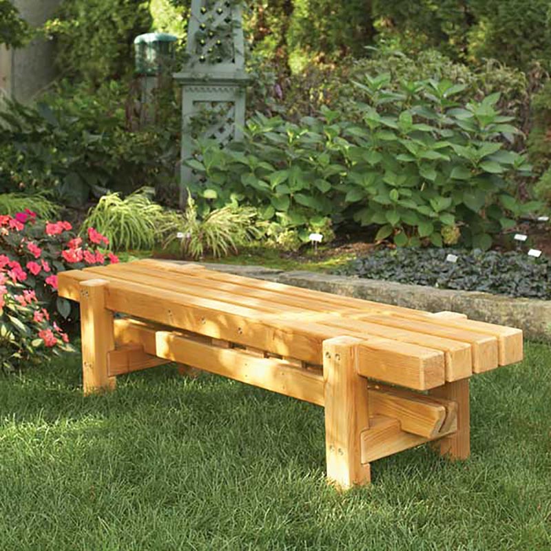 Durable, Doable Outdoor Bench Downloadable Plan Thumbnail
