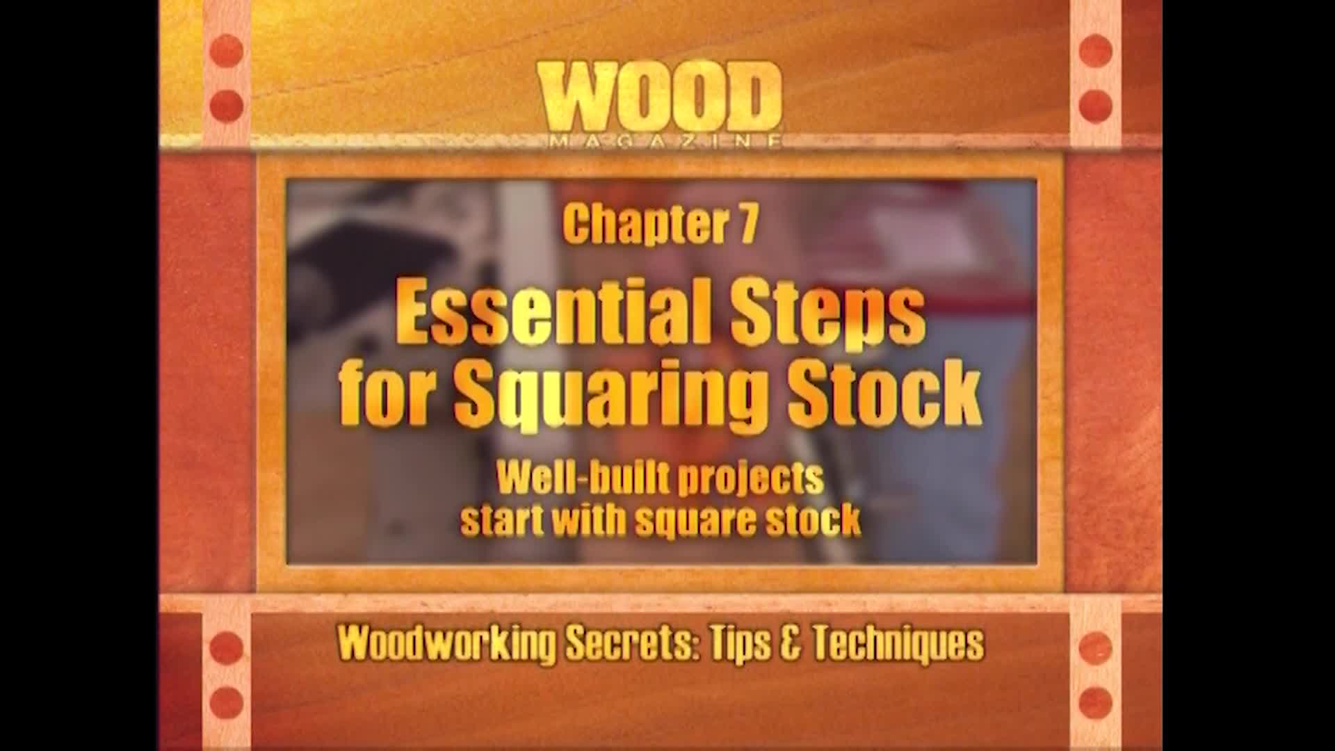 How To Square Your Stock  26393