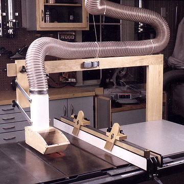 Tablesaw with dust collector